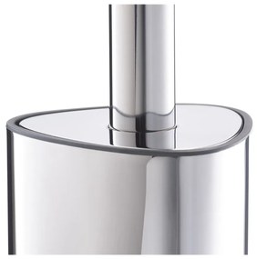 WC kefa z nehrdzavejúcej ocele v striebornej farbe Flex – Joseph Joseph