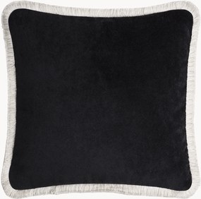 Ručne vyrobený zamatový vankúš so strapcami Happy Pillow