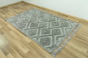 Koberec Berber 6846 l.3D sivý