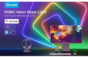 Govee - Neon SMART ohybný LED pásik RGBIC 2m Wi-Fi IP67