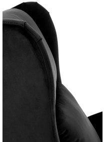 Polohovacie kreslo RELAXA čierne