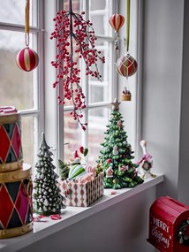 Bloomingville Vianočná ozdoba Wynn Red – set 3 ks