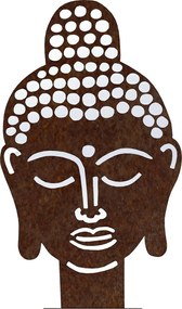 Záhradná dekorácia Budha 70 x 42 cm, corten CORGARDEN 1062