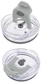 Šalviový zelený termo hrnček so slamkou 1,2 l Termo – Orion