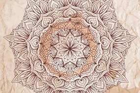 Samolepiaca tapeta abstraktná etnická Mandala - 225x150
