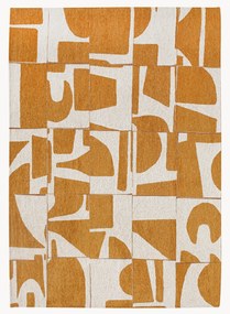 Umývateľný žakárový koberec do interiéru/exteriéru Papercut