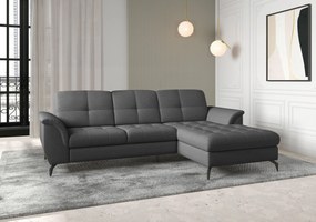 XXXLutz ROHOVÁ SEDAČKA, textil, tmavosivá Sit & More - Sedačky - 000144013309