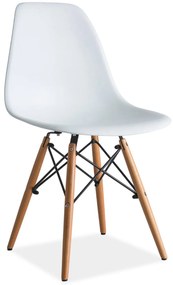 Jedálenská stolička Signal ENZO buk/biela