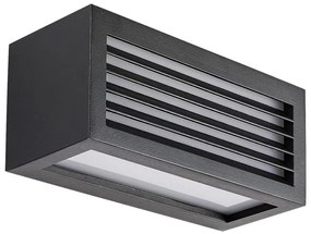 Rabalux 77100 - LED Vonkajšie nástenné svietidlo LUBLIN LED/10W/230V IP54 čierna