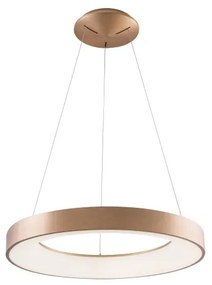 LED luster AZzardo Santana Farba: Zlatá, Veľkosť: 80, Verzia: CCT + dialkový