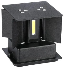 LED Vonkajšie nástenné svietidlo LED/11W/230V 4000K IP65 čierna