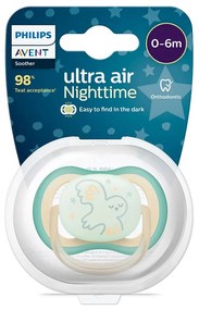 Dojčenský cumlík Ultra air Night Avent 0-6 mesiacov chlapec