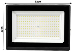 BERGE LED reflektor 150W 2v1 studená biela