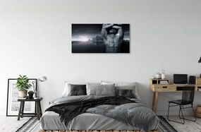 Obraz canvas mužský horské 140x70 cm