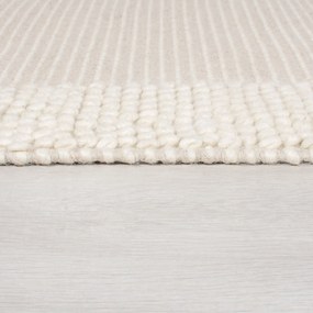 Flair Rugs, Kusový koberec Bobble Wool Ivory, 200x290, biela, obývacia izba