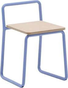 Modrá kovová detská stolička Tinn – Kave Home