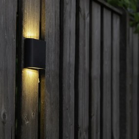 Nástenná lampa antracit 11,5 cm vrátane LED IP65 - Batt