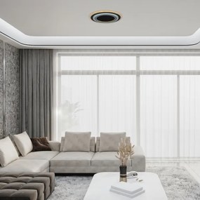 Rabalux 71316 - LED stmievateľné stropné svietidlo TANELI 56W/230V 3000/4000/6000K čierne + diaľkové ovládanie