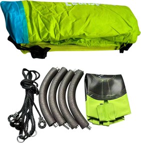 LEAN Sport Hojdací stan Čapie hniezdo zelený 110-120 cm