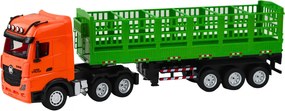 Huina Diaľkovo ovládaný RC 1:18 Transport Truck s prívesom