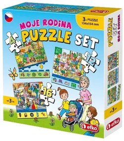 Efko Sada puzzle 3v1 "Moja rodina"