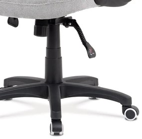 BONTEC Kancelárske kreslo, synchrónny mechanizmus, strieborná látka, KA-G303 SIL2 Farba: Strieborná