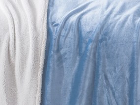 XPOSE® Detská mikroplyšová deka Exclusive s baránkom - svetlo modrá 130x180 cm