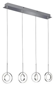 Reality - LED Luster na lanku PRATER 4xLED/4W/230V
