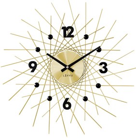 Nástenné hodiny LAVVU LCT1053 CRYSTAL Lines, 49 cm
