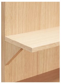 Poschodová polica v dekore duba v prírodnej farbe 40 cm Straight – Hübsch