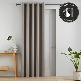 Sivý zatemňovací záves do dverí 117x213 cm Wilson – Catherine Lansfield