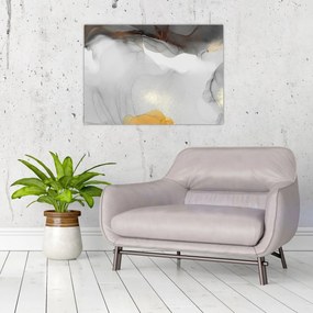 Sklenený obraz - Atramentové umenie II. (70x50 cm)