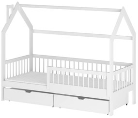 Detská Domčekové posteľ OTAKAR so zásuvkami - 200x90 cm