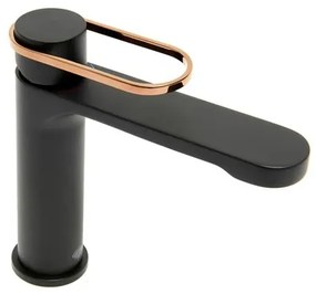 Umývadlová batéria SAT Fusion bez výpuste čierna/bronz SATBSFU271CPCBR, 1 ks