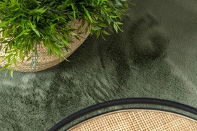 Protišmykový koberec POSH Shaggy zelený plyš