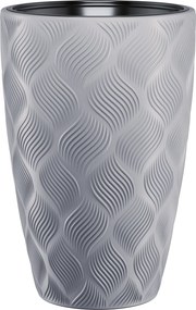 Kvetináč FLOW SLIM 400 mm platina*5817