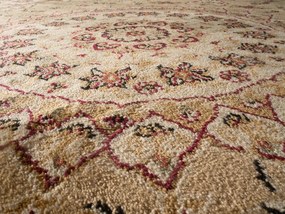 Spoltex, Kusový koberec Salyut beige 1566 A, 120x170, béžová, kancelária