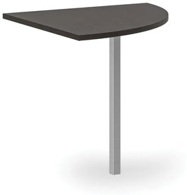 Rohová prístavba pre kancelárske pracovné stoly PRIMO, 800 mm, wenge
