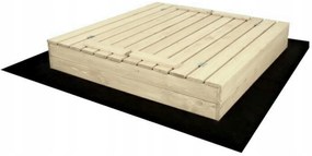 SandTropic Pieskovisko drevene 120x120 cm uzatvárateľné