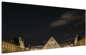 Obraz - Louvre v noci (120x50 cm)