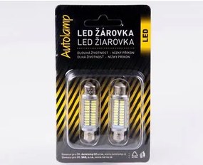 AUTOLAMP LED 12V (C10W) SV42mm číra krytá 20xLED 4014 CANBUS