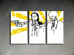 Ručne maľovaný POP Art obraz Pulp Fiction