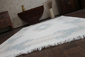 Kusový koberec AKRYLOVÝ MIRADA 5417 modrý (Mavi) Fringe