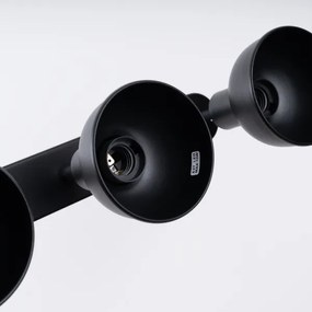 Sollux SL.1318 - Bodové svietidlo ELBA 3xE27/15W/230V čierna