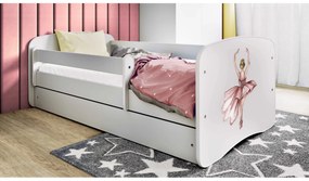 Dětská postel Babydreams tanečnice bílá
