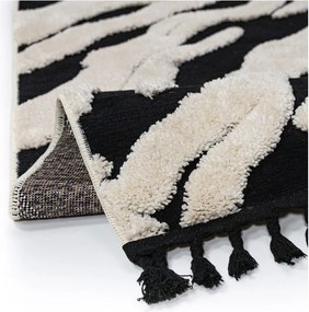 Čierno-biely koberec 160x230 cm Esra Zebra – Flair Rugs