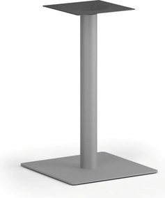 Stolová podnož ENZO, 450 x 720 mm, sivostrieborná