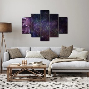 Obraz - Budha s kvetmi života (150x105 cm)
