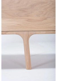 TV komoda z masívneho dubového dreva Gazzda Fawn Natural