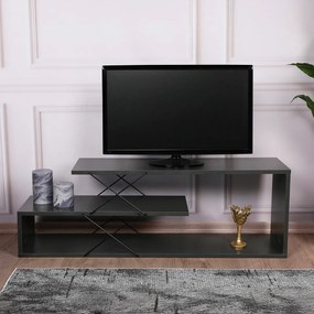 Televízny stolík Zigzag Anthracite